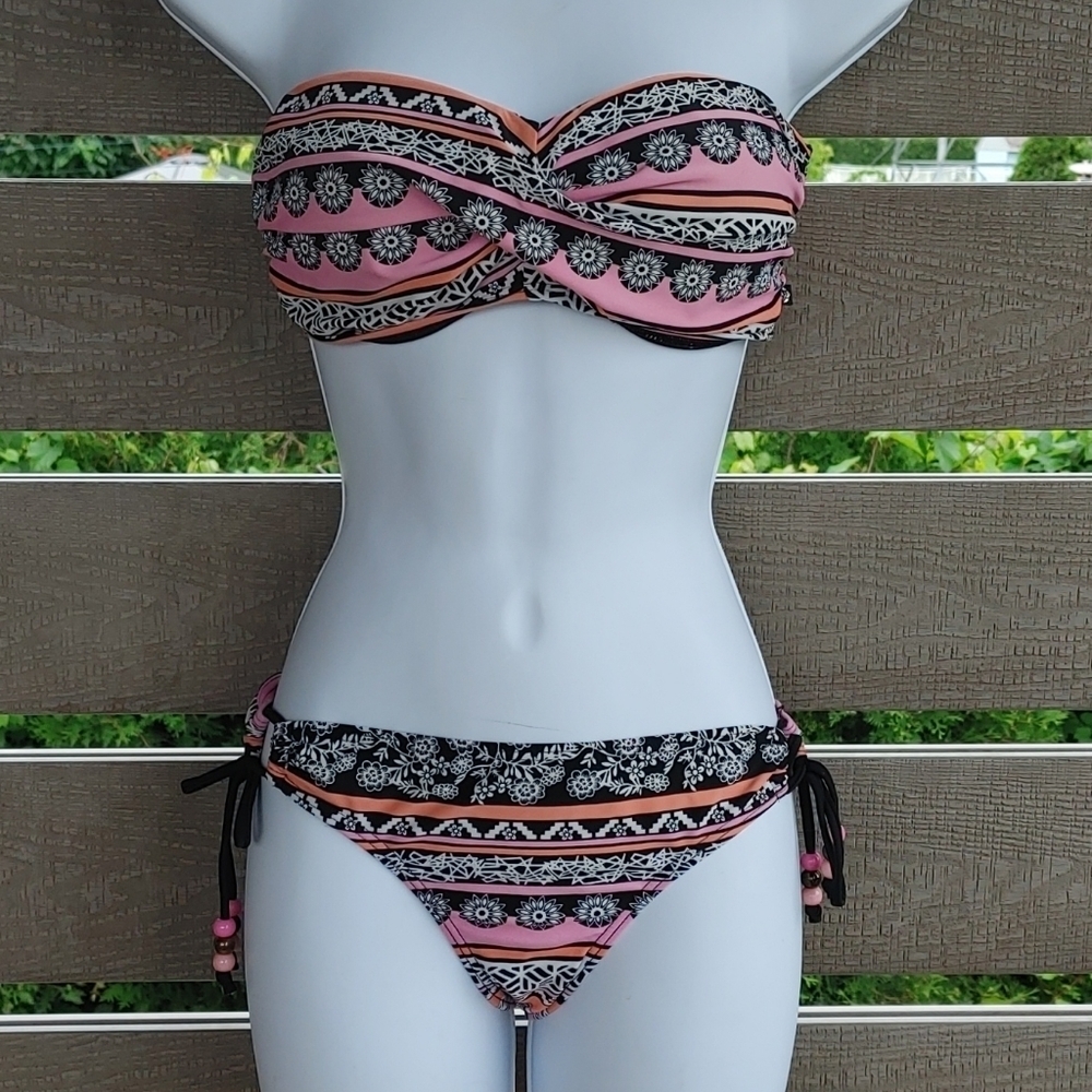 La vie en Rose‎ aqua Swimsuit S-M